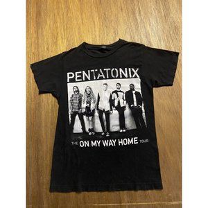 Pentatonix Black Graphic Tour Tee The on my way Home Tour Small